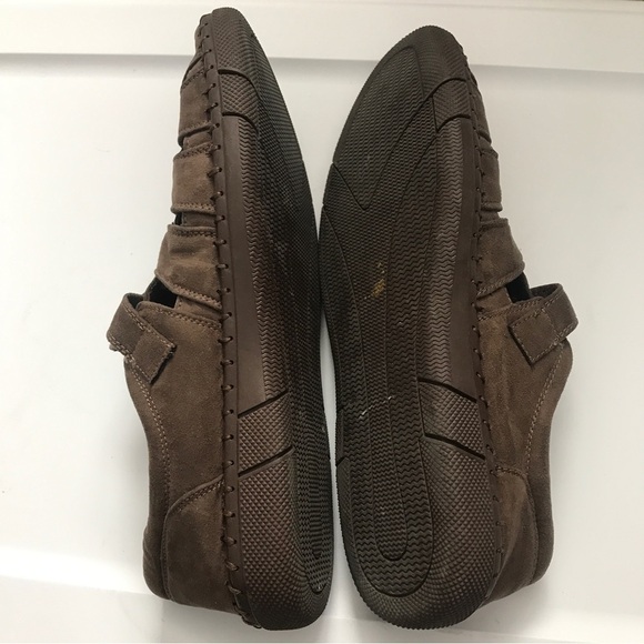 Robert Wayne Xander fisherman brown mens flats - Picture 3 of 7